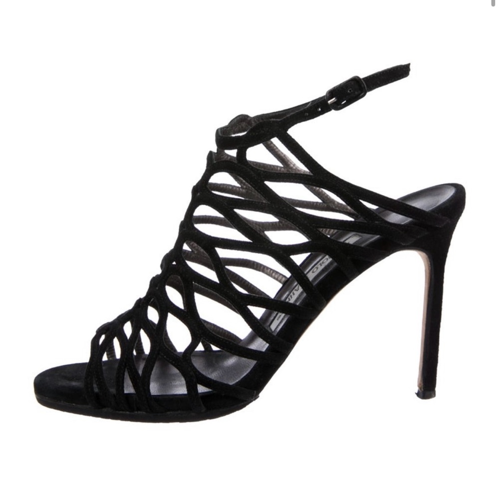 Manolo Blahnik Strappy Heels